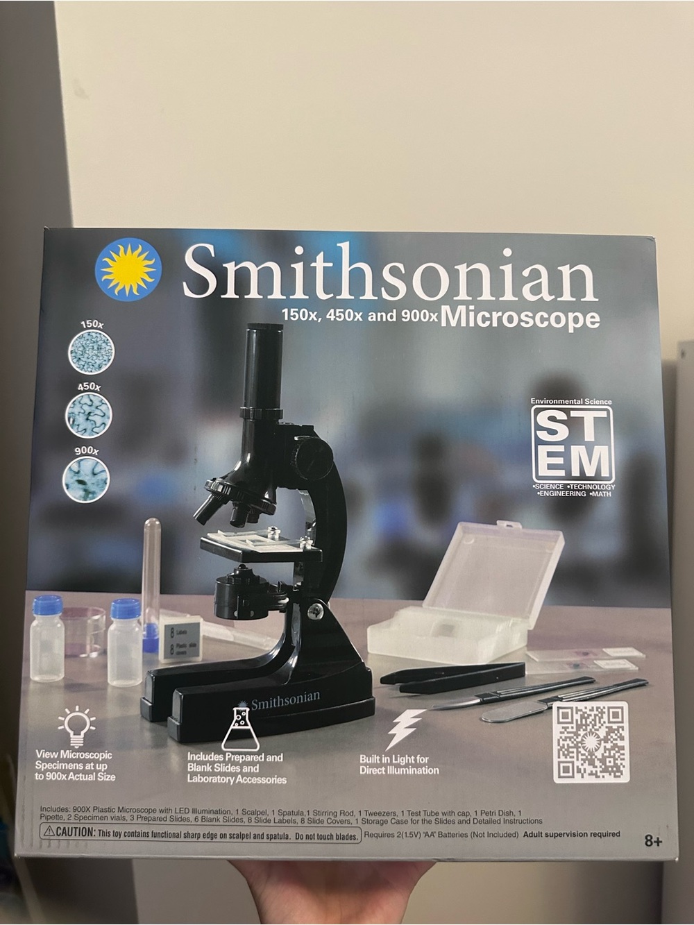 NEW Smithsonian Microscope - Black